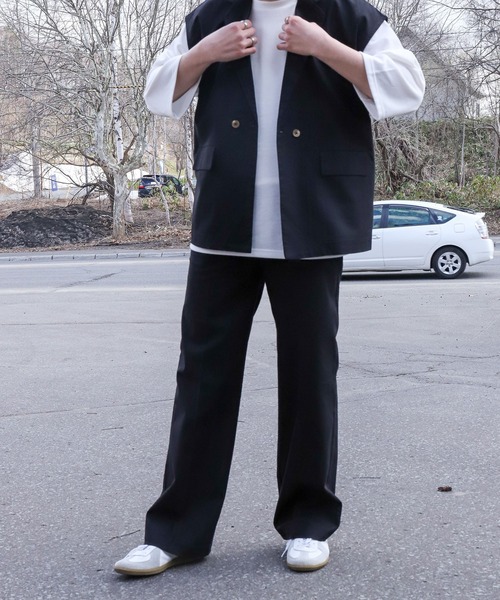 「ZIP FIVE」 ベスト MEDIUM ブラック メンズ_画像9