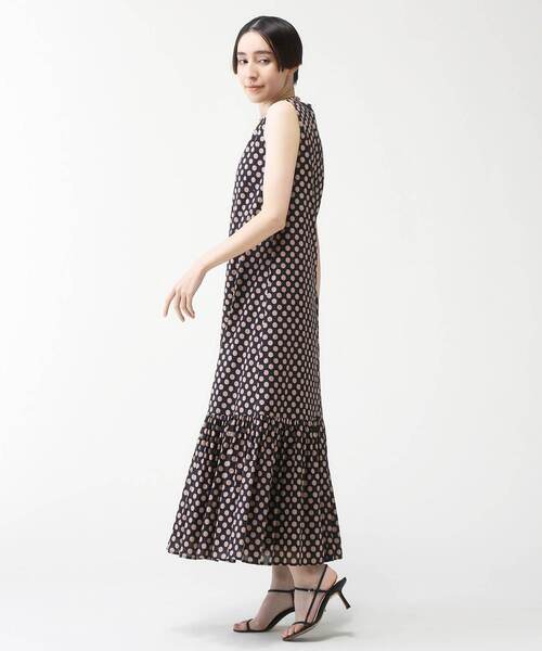 MARIHA ノースリーブワンピース36S MARIHA（マリハ） ノースリーブワンピース 36 ブラウン レディース