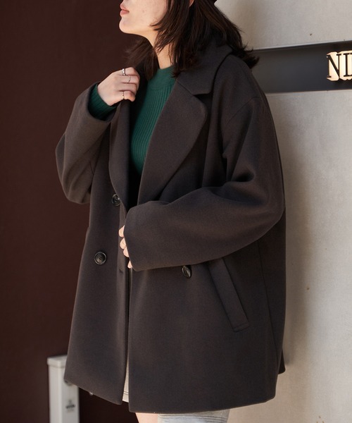 VENCE EXCHANGE コート チェスターコート ストレッチメルトン