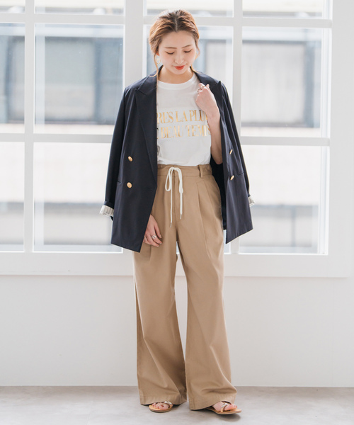 「Spick & Span」 半袖Tシャツ FREE ゴールド レディースの画像2