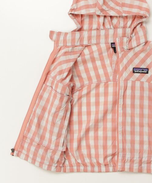 patagonia（パタゴニア） 「KIDS」チェック柄ブルゾン 2T ピンク