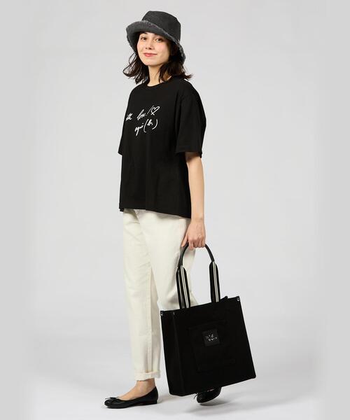 「To b. by agnes b.」 半袖Tシャツ 40 ブラック レディース_画像2