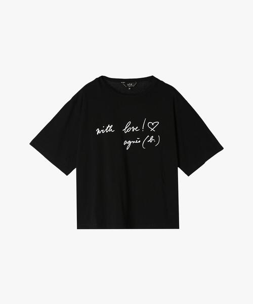 「To b. by agnes b.」 半袖Tシャツ 40 ブラック レディース_画像4