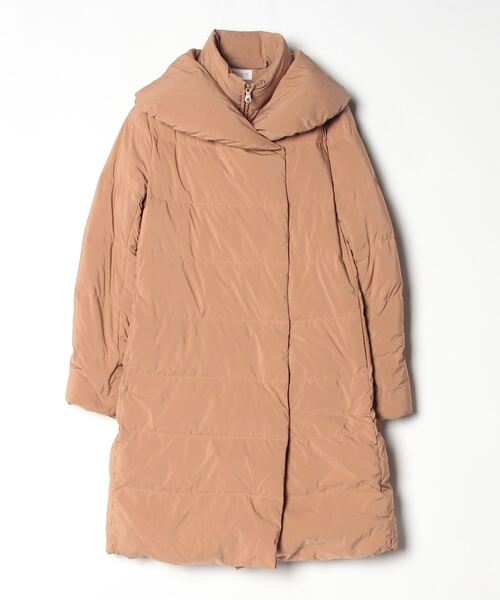 極美品✨PLST　プラステ　近年モデル　キルティングダウンコート　ベージュ　M PLST（プラステ） ダウンコート M オレンジ レディース : ZOZOTOWN