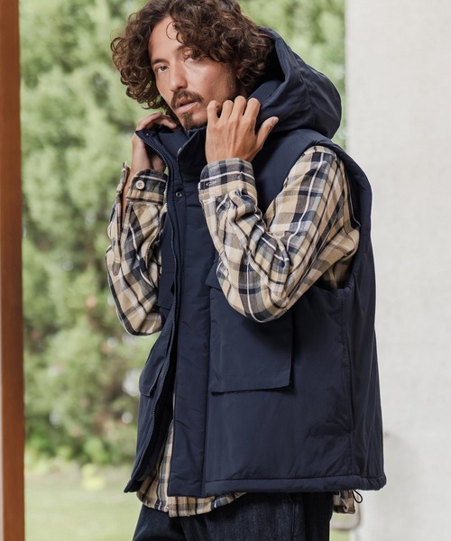 Vaundy ベスト CAMBIO（カンビオ） ベスト ジレ mcg3736-ロクヨンクロス中綿