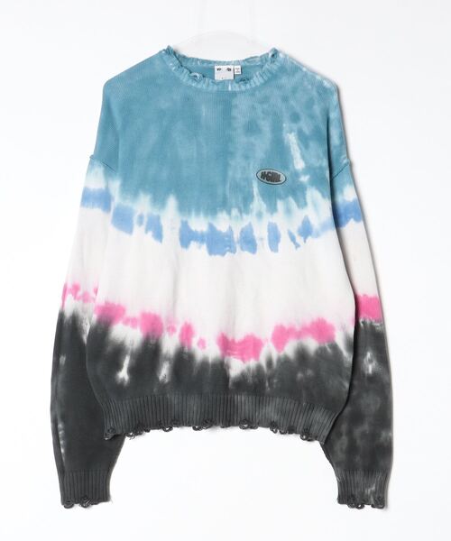 X-girl（エックスガール） 長袖ニット ONE SIZE ライトブルー