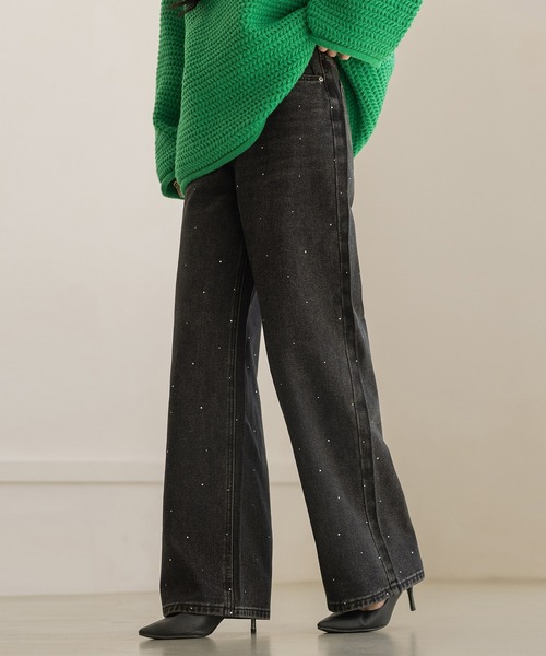 DAY CLOSET ジーンズ デニム デニムパンツ 「ウォッシュ加工/穿くだけ