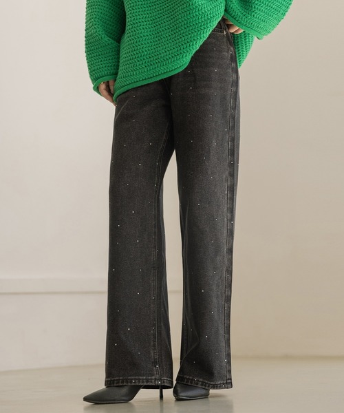 DAY CLOSET ジーンズ デニム デニムパンツ 「ウォッシュ加工/穿くだけ