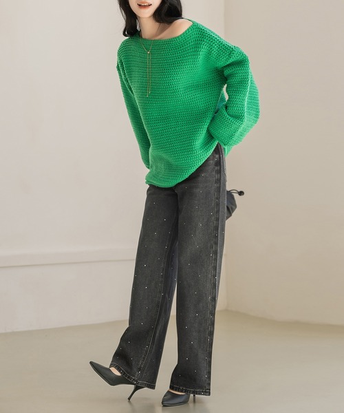 DAY CLOSET ジーンズ デニム デニムパンツ 「ウォッシュ加工/穿くだけ