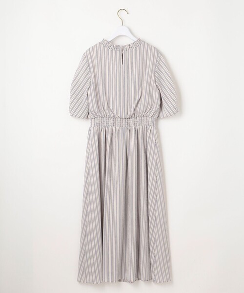 「ANY SIS」 半袖ワンピース 1 ベージュ レディース_画像8