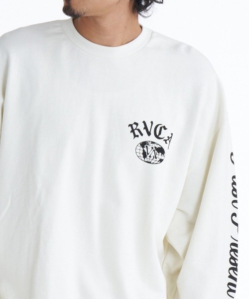 RVCA（ルーカ） トレーナー スウェット RVCA VA WORLD WIDE CR メンズ 