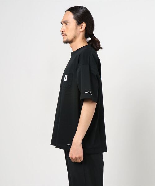 「Columbia」 半袖Tシャツ L ベージュ メンズ_画像4