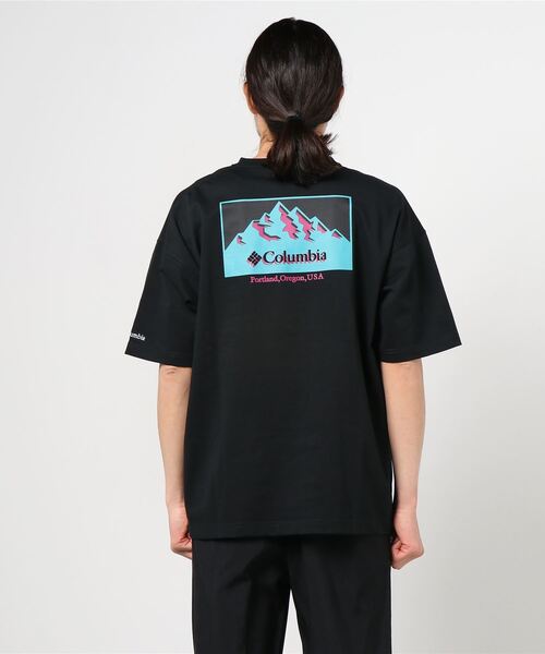 「Columbia」 半袖Tシャツ L ベージュ メンズ_画像5