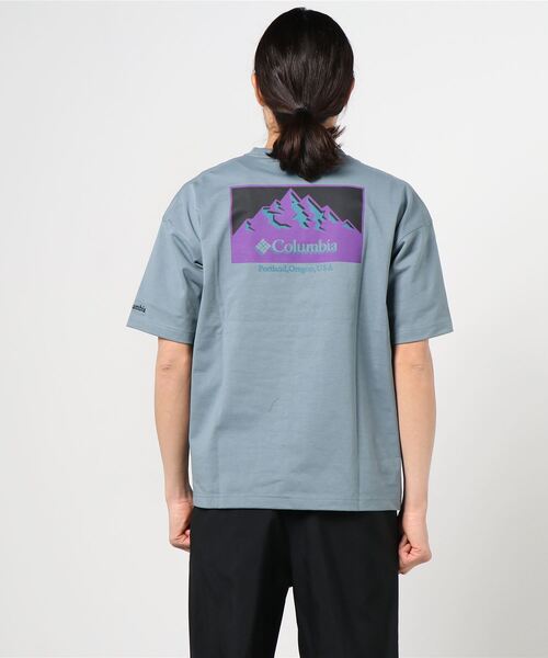 「Columbia」 半袖Tシャツ L ベージュ メンズ_画像8