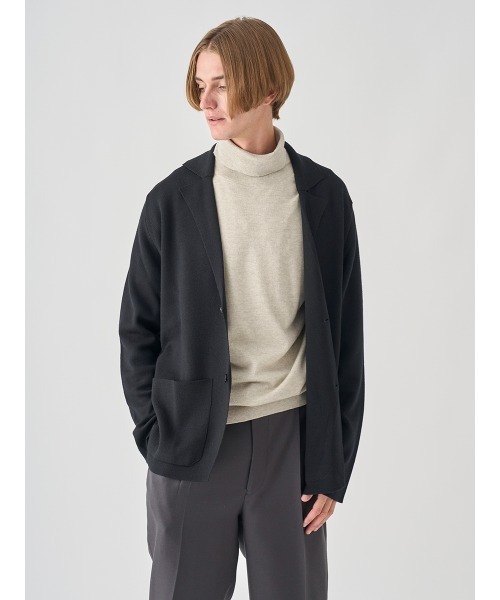 JOHN SMEDLEY（ジョンスメドレー） セーター ニット ラペルカラー 長袖