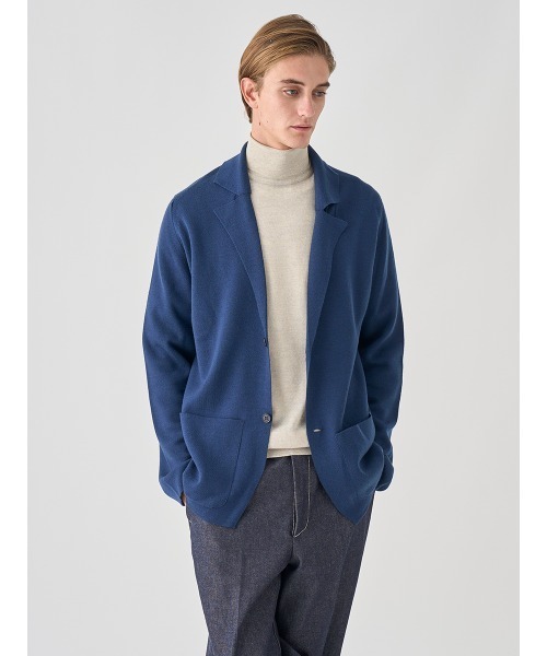 JOHN SMEDLEY（ジョンスメドレー） セーター ニット ラペルカラー 長袖