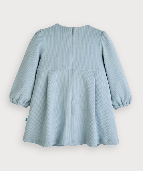 ワンピース キャットベロア長袖ワンピース キッズ 子供服 女の子