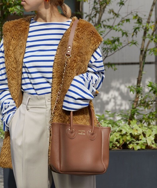 「YOUNG&OLSEN The DRYGOODS STORE」 2WAYバッグ ONE SIZE レッド レディース_画像7