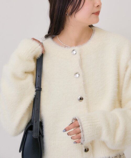 mystic（ミスティック） カーディガン 「ふわふわの触り心地/今すぐお