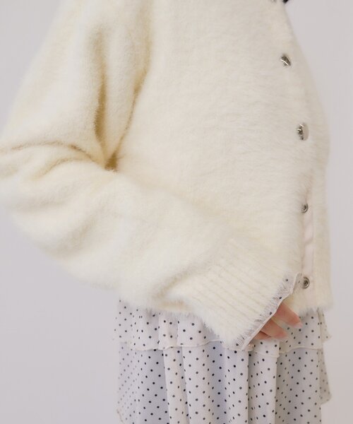 mystic（ミスティック） カーディガン 「ふわふわの触り心地/今すぐお