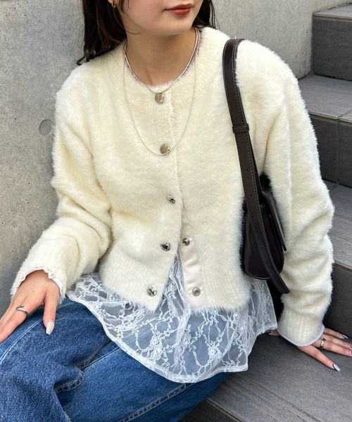 mystic（ミスティック） カーディガン 「ふわふわの触り心地/今すぐお