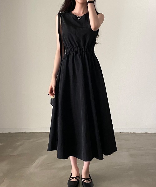 「FREE STYLISTS」 「clockworkorange」ノースリーブワンピース FREE ブラック レディース_画像4