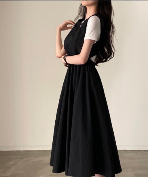 「FREE STYLISTS」 「clockworkorange」ノースリーブワンピース FREE ブラック レディース_画像9