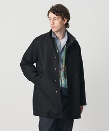 【ナナリースコット】ユナイテッドアローズ　メルトンPコート　ブラック S UNITED ARROWS（ユナイテッドアローズ）の「メルトン Pコート