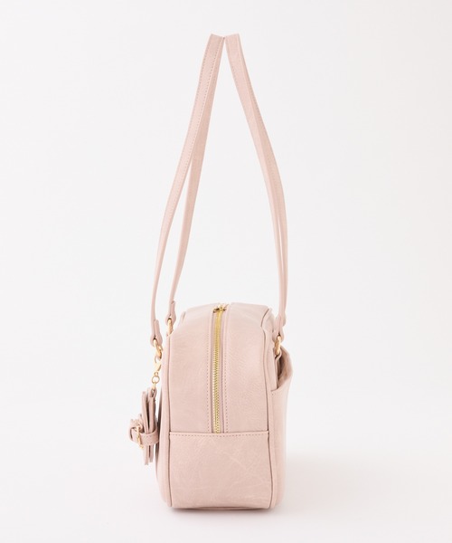 one after another NICE CLAUP ボストンバッグ ハートミラー付き