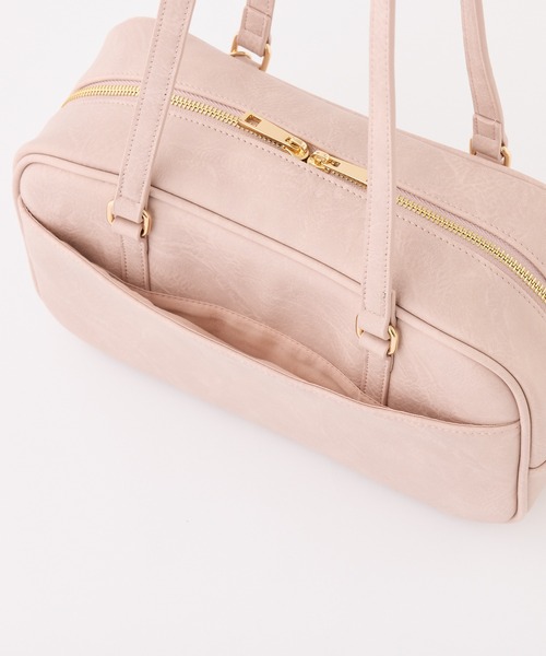 one after another NICE CLAUP ボストンバッグ ハートミラー付き