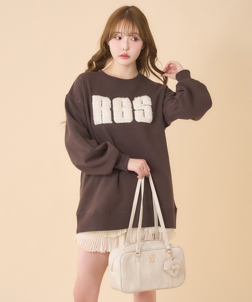 one after another NICE CLAUP ボストンバッグ ハートミラー付き