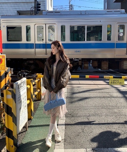 「almo」 「burlesque」スカート SMALL グレー レディース_画像3