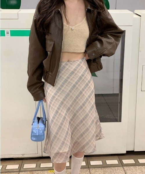 「almo」 「burlesque」スカート SMALL グレー レディース_画像4