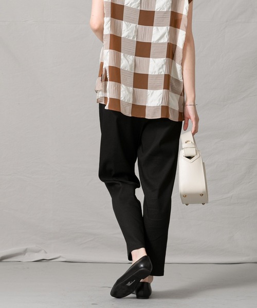 「Gready Brilliant」 イージーパンツ 36 ダークグリーン レディース_画像6