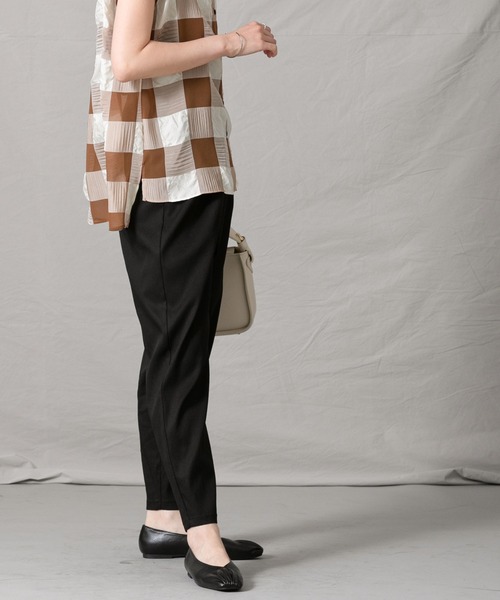 「Gready Brilliant」 イージーパンツ 36 ダークグリーン レディース_画像7