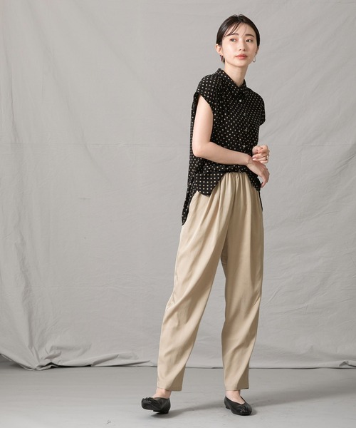 「Gready Brilliant」 イージーパンツ 36 ダークグリーン レディース_画像8