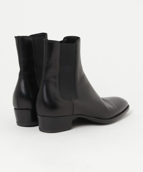 「SAINT LAURENT PARIS」 ショートブーツ 39 ブラック レディース_画像2