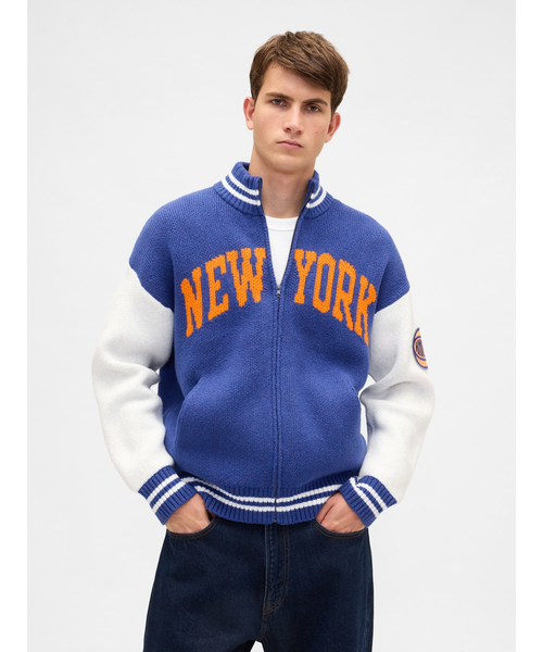 GAP（ギャップ） カーディガン CashSoft カシミヤタッチ NBA New York