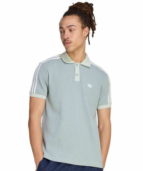 adidas（アディダス） ポロシャツ adidas WAFFLE KNIT POLO SHIRT