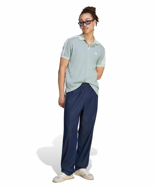 Adidas ワッフルニット 半袖ポロシャツ adidas（アディダス） ポロシャツ adidas WAFFLE KNIT POLO SHIRT