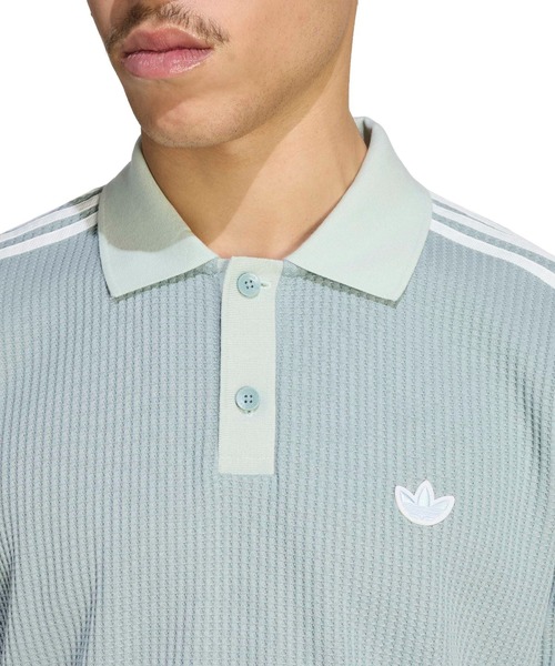 adidas（アディダス） ポロシャツ adidas WAFFLE KNIT POLO SHIRT