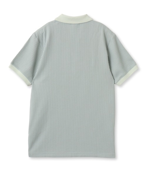 Adidas ワッフルニット 半袖ポロシャツ adidas（アディダス） ポロシャツ adidas WAFFLE KNIT POLO SHIRT