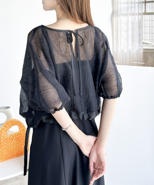 「classicalelf」 7分袖ブラウス X-LARGE ベージュ レディース_画像7