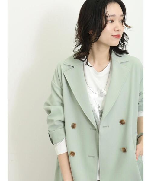 Samansa Mos2 blue（サマンサモスモスブルー） テーラードジャケット F