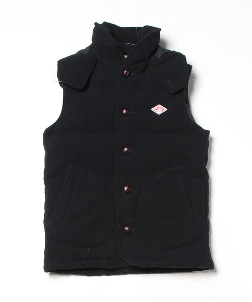 Danton（ダントン） ダウンベスト 38 ブラック メンズ : ZOZOTOWN