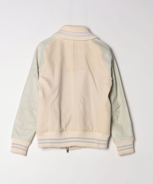 「ACANTHUS」 スタジャン LARGE ベージュ メンズ_画像2