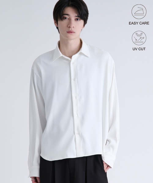 Ellno Loset（エルノロゼット） シャツ ノーブルトロミレギュラー