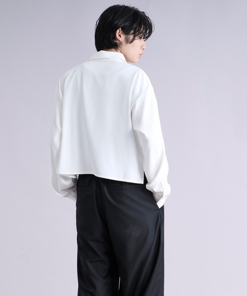 Ellno Loset（エルノロゼット） シャツ 「選べる着丈」ノーブルトロミ