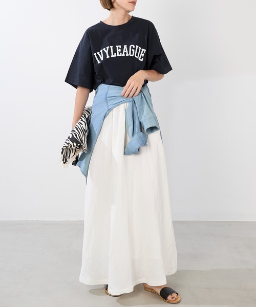 「MICA&DEAL」 ロングスカート FREE オフホワイト レディース_画像2