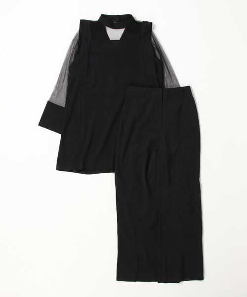 「terrace」 セットアップ MEDIUM ブラック レディース_画像2